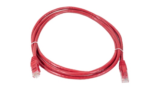 [ANC6AUPRD-2MT] Cat.6A 10G UTP 24 AWG PVC Patch Cord 2 mtr Red Colour