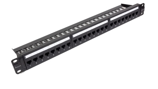 [ANC6UPP-24] Cat.6 24 Port Unshielded Patch Panel - 1U - 19" - Loaded