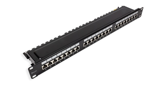 [ANC6SPP-24] Cat.6 24 Port Shielded Patch Panel - 1U - 19" - Loaded