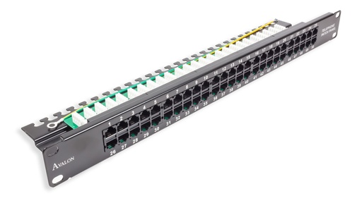 [ANC3VPP-50] 50 Port Voice Patch Panel - 1U - 19&quot; - Loaded