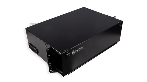 [ANHDPP-144-3U-LC] 19" 3U 144 Port HD-ODF Swing Patch Panel Suitable for SC/APC Simplex Adapters or LC/APC Duplex Adapters,  Fiber routing accessories, Cage nuts (4), Protective Sleeves (144)