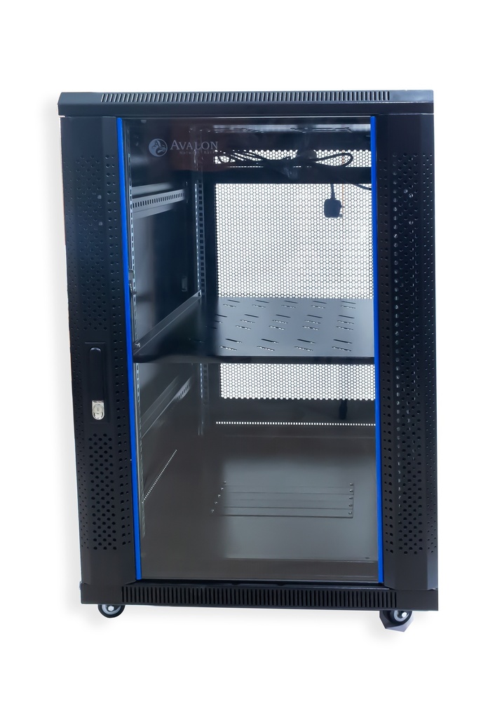 12U x 600(W) x 600(D) - Floor Standing Rack with Perforated Back Door ...