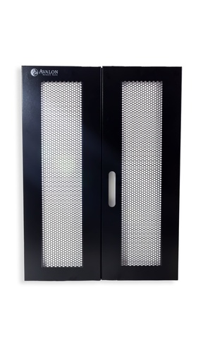 [AN600MM18U-DP] 18U 600 mm Double Perforated Door for Floor Standing Racks