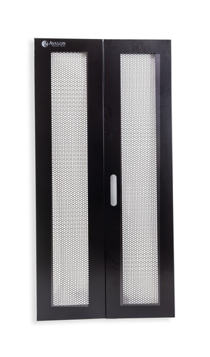 [AN600MM27U-DP] 27U 600 mm Double Perforated Door for Floor Standing Racks