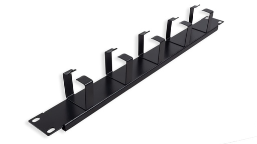 [ANHCM-5D] 1U 19" Horizontal Cable Manager with 5 Rings